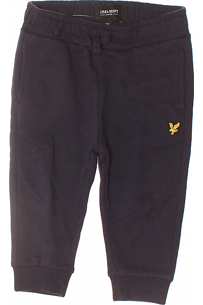 Lyle & Scott Dětské bavlněné tepláky tmavě modré sportovní lyle scott junior Velikost 18M | Lyle & Scott | obrázek 2
