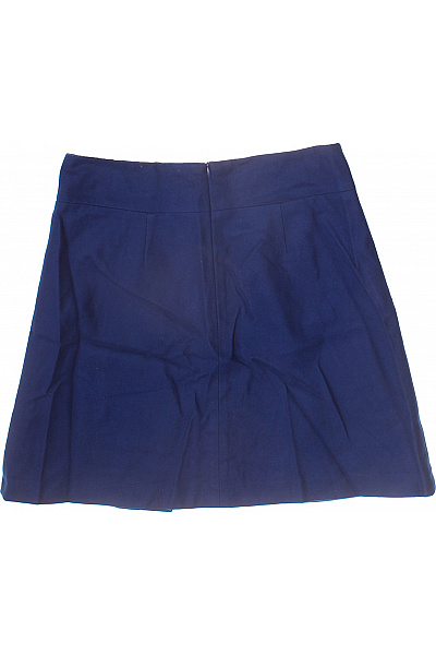 HALLHUBER Dámská vlněná tmavě modrá krátká áčková sukně se zipem Velikost 36 | HALLHUBER | obrázek 2
