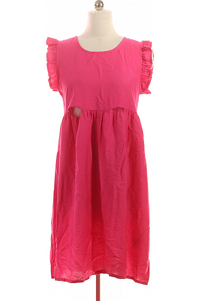 LAWRENCE GREY Dámské Letní šaty Růžové Volné Velikost 40