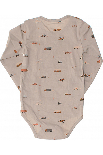 liewood Dětské Bavlněné Body Dlouhý Rukáv Šedé S Potiskem Vozidel Velikost 92 | liewood | obrázek 2