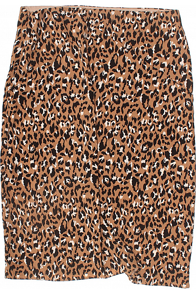 Next Dámská polyesterová pouzdrová sukně leopardí vzor hnědá krátká Velikost 46 | Next | obrázek 3