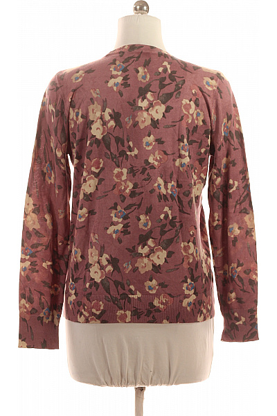 Laurel Dámský růžový vzorovaný květinový pulovr dlouhý rukáv lehký basic Vel. l | Laurel | obrázek 3