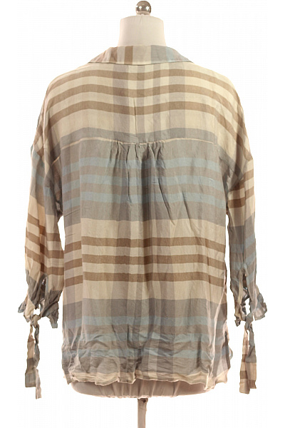 IMPERIAL Dámská halenka s krátkým rukávem pruhovaná volná Velikost m | IMPERIAL | obrázek 3