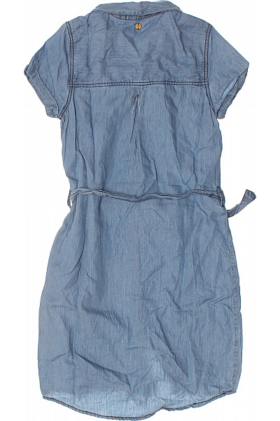 DEELUXE women Dívčí bavlněné džínové košilové šaty krátký rukáv Vel. 10 | DEELUXE women | obrázek 2