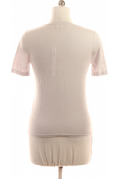 LAWRENCE GREY Dámská vlněná pletená halenka krátký rukáv světle růžová jemná Velikost 38 | LAWRENCE GREY | obrázek 2