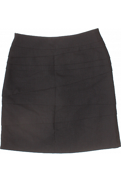 COMMA Dámská polyesterová černá pouzdrová vrstvená sukně ke kolenům business Velikost 34 | COMMA | obrázek 3