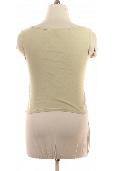 Sublevel Dámské basic tílko henley světle béžové jednobarevné slim fit Vel. L | Sublevel | obrázek 2