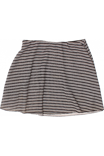 ZARA Dámská polyesterová pruhovaná krátká áčková sukně s pružným pasem Vel. S | ZARA | obrázek 2