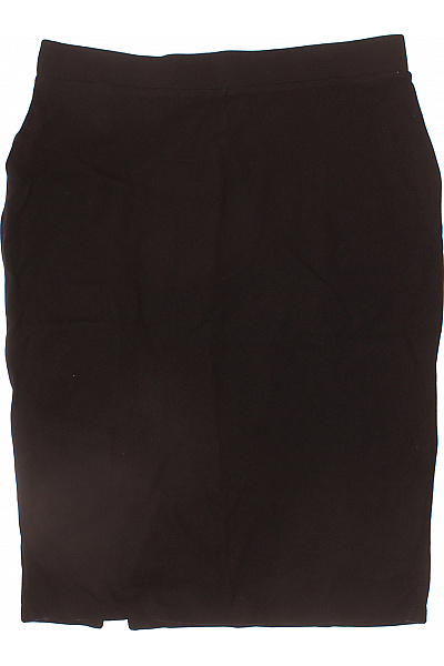 Marks & Spencer Dámská viskózová pouzdrová midi sukně černá elegantní business s volány Velikost 40 | Marks & Spencer | obrázek 3