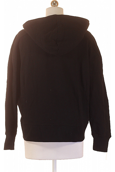 Calvin Klein dámská černá mikina s kapucí přes hlavu bavlněná jednobarevná streetwear Vel. s | Calvin Klein | obrázek 3