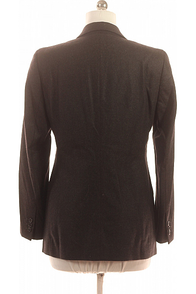 ASPESI Vlněný hnědý elegantní business sako vypasované jednořadé podzimní Velikost 46 | ASPESI | obrázek 2