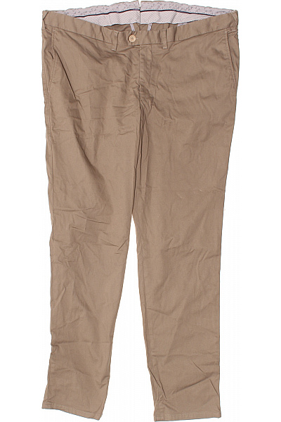 Eduard Dressler Pánské Chino volnočasové rovné béžové s knoflíky Vel. XL | Eduard Dressler | obrázek 2