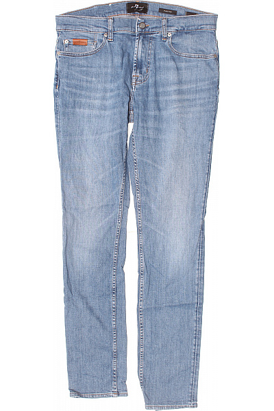 Pánské Rovné Džíny Modré Vel. 32