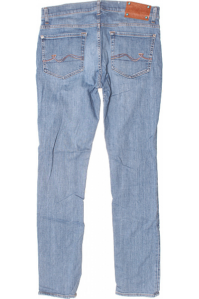 Pánské Rovné Džíny Modré Vel. 32 | Unimoda | obrázek 2