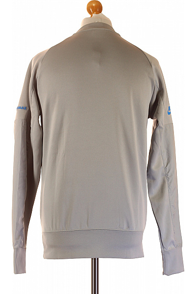 Nike pánská mikina šedá s dlouhým rukávem a potiskem přes hlavu Velikost s | Nike | obrázek 3