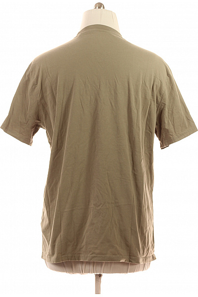 Guess Dámské bavlněné tričko khaki s krátkým rukávem a výšivkou basic Velikost XXL | Guess | obrázek 2