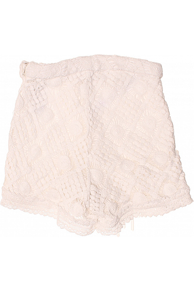 Guess Dívčí krajkové bavlněné kraťasy bílé Velikost 14 | Guess | obrázek 3