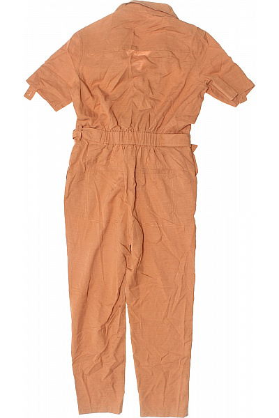 COMMA Letní Oranžový Overal S Páskem Krátký Rukáv Safari Styl Vel. 34 | COMMA | obrázek 2