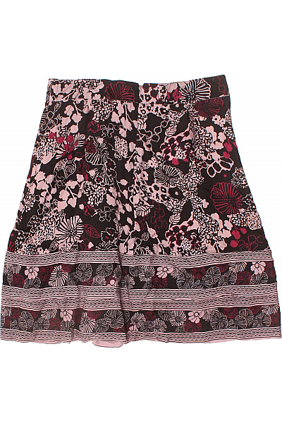 SANDWICH Dámská viskózová květinová vzorovaná áčková sukně ke kolenům Vel. 40 | SANDWICH | obrázek 3