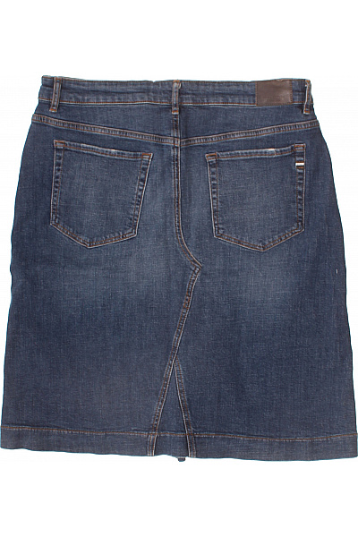 Marc O´Polo Dámská bavlněná džínové sukně modré ke kolenům rovná Velikost M | Marc O´Polo | obrázek 3