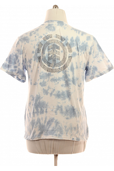 Element Pánské tričko s krátkým rukávem batikované modrobílé s kulatým výstřihem Vel. m | Element | obrázek 2