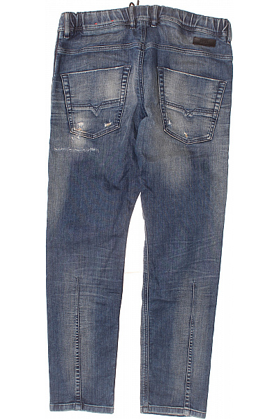 DIESEL Roztrhané Pánské Džíny Modré Second hand Vel. 34 | DIESEL | obrázek 2