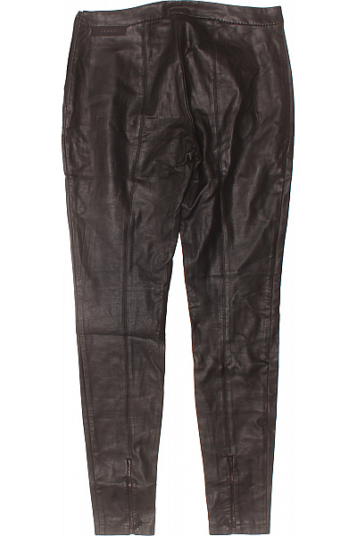 pinko Dámské koženkové viskózové skinny kalhoty černé lesklé Velikost DE 36 | pinko | obrázek 3