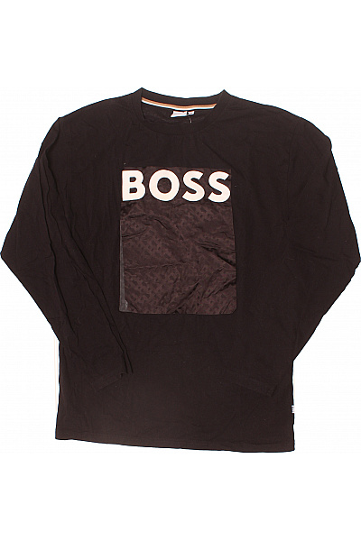Chlapecké Tričko Černé Hugo Boss Vel. M