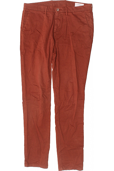 BALDESSARINI Pánské Chino kalhoty oranžové rovné ležérní s kapsami Velikost 34/34 | BALDESSARINI | obrázek 2