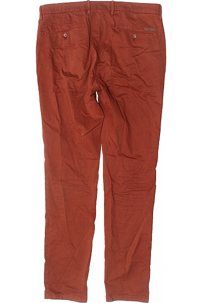 BALDESSARINI Pánské Chino kalhoty oranžové rovné ležérní s kapsami Velikost 34/34 | BALDESSARINI | obrázek 3