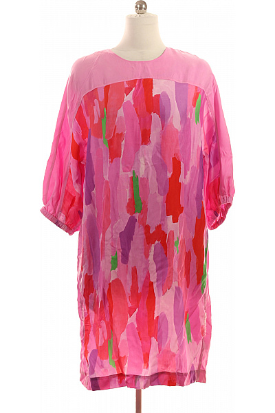 Escada Dámské letní šaty volnočasové růžové s potiskem Velikost 42 | Escada | obrázek 2