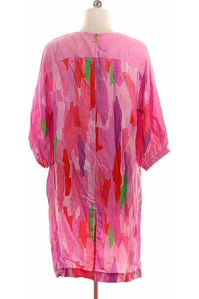 Escada Dámské letní šaty volnočasové růžové s potiskem Velikost 42 | Escada | obrázek 3