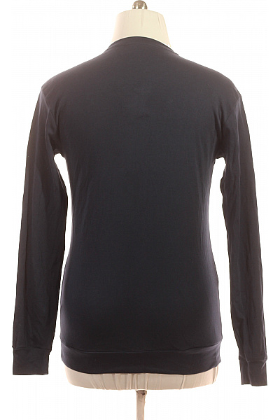 FILA Tmavě modré tričko s dlouhým rukávem a barevným grafickým potiskem Velikost l | FILA | obrázek 2