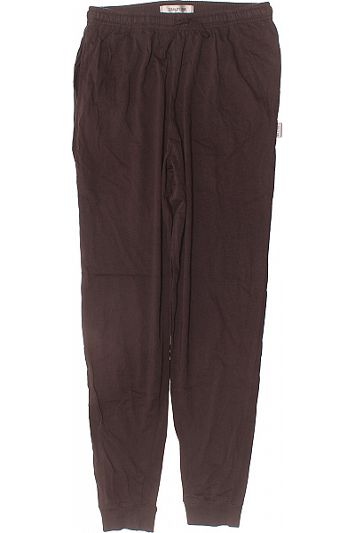 CERRUTI Pánské Hnědé Volnočasové Tepláky Dlouhé Pohodlné S Gumou V Pase Velikost S