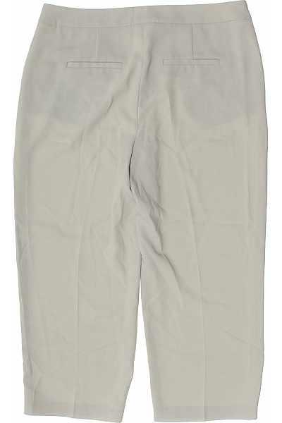 s.OLIVER Dámské polyesterové elegantní tříčtvrteční kalhoty s kapsami béžové rovné Vel. 40 | s.OLIVER | obrázek 3