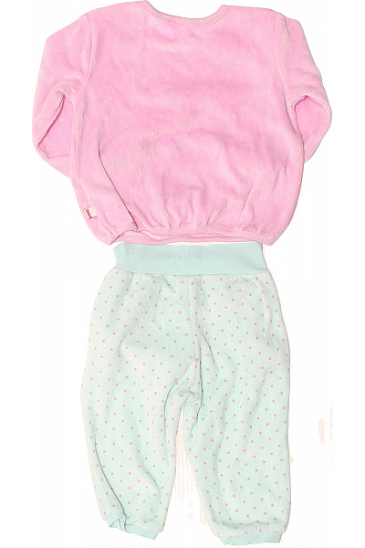 kanz Dětská Růžová Mátová Tepláková Souprava Puntíky Vel. 68 cm | kanz | obrázek 2