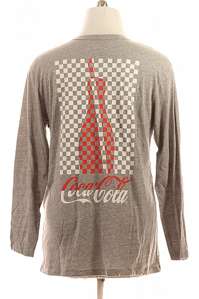 Pánské Šedé Tričko Dlouhý Rukáv Polyester S Potiskem Kulatý Výstřih Vel. XXL | Unimoda | obrázek 2