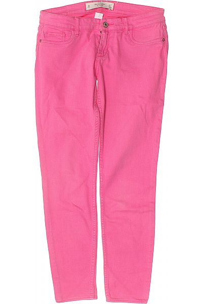 Abercrombie&Fitch Dámské Růžové Džíny Skinny Strečové S Kapsami Ležérní Vel. 27/29 | Abercrombie&Fitch | obrázek 2