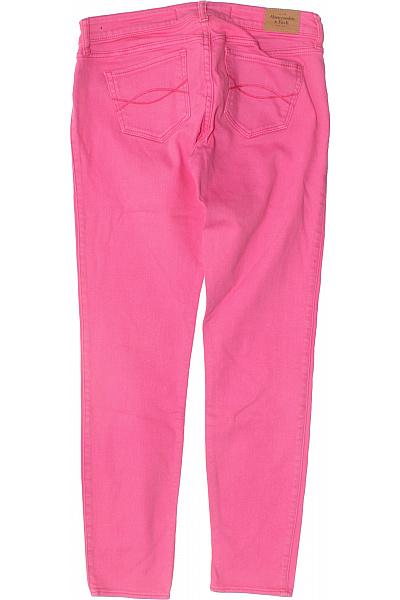 Abercrombie&Fitch Dámské Růžové Džíny Skinny Strečové S Kapsami Ležérní Vel. 27/29 | Abercrombie&Fitch | obrázek 3