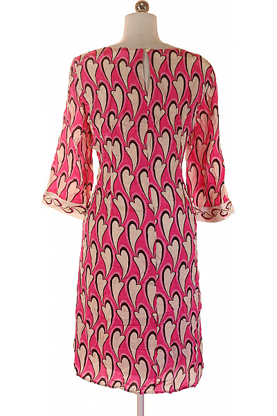 LIEBLINGSSTÜCK dámské šaty s krátkým rukávem růžové srdíčka volnočasové Vel. 40 | LIEBLINGSSTÜCK | obrázek 2