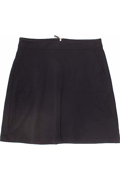 reserved Dámská černá pouzdrová mini sukně se zipem a kapsami Velikost 36 | reserved | obrázek 2
