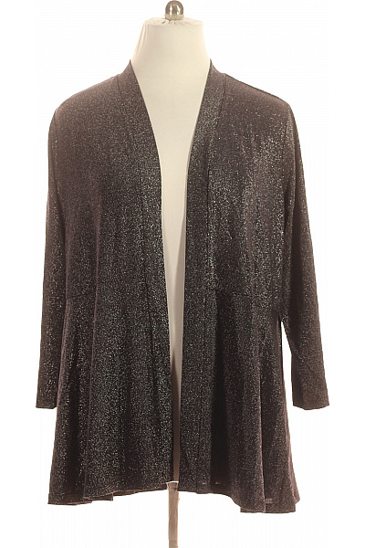 VIA APPIA DUE Dámský třpytivý kardigan dlouhý rukáv elegantní volný Velikost 48 | VIA APPIA DUE | obrázek 2