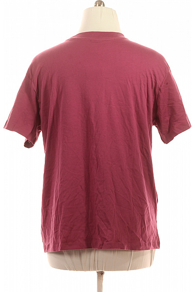 Nike Pánské tričko bordó s krátkým rukávem a kruhovým potiskem Velikost l | Nike | obrázek 3