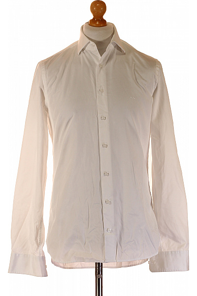 MICHAEL KORS Pánská bavlněná košile bílá elegantní business slim fit s dlouhým rukávem Vel. 40 | MICHAEL KORS | obrázek 2