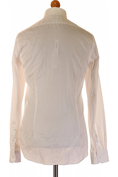 MICHAEL KORS Pánská bavlněná košile bílá elegantní business slim fit s dlouhým rukávem Vel. 40 | MICHAEL KORS | obrázek 3