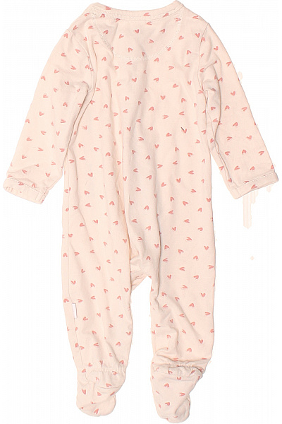 Noppies Dupačky Kojenci SvětleRůžové Srdíčka DlouhýRukáv Zapínání Vel. 62 CM | Noppies | obrázek 2