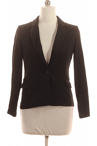 VERO MODA Černý vypasovaný blejzr jednořadé s jedním knoflíkem elegantní business Vel. 40 | VERO MODA | obrázek 2