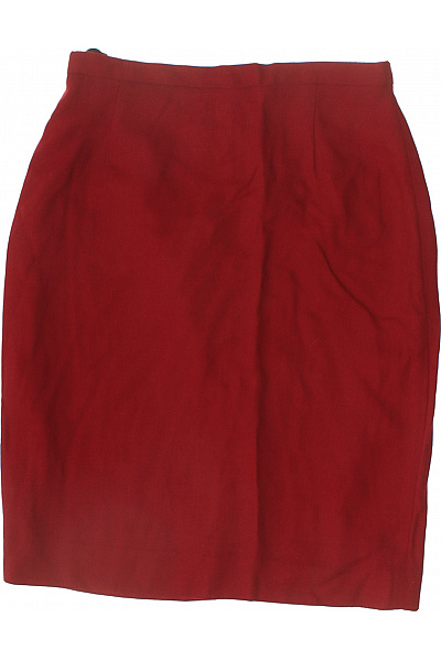 Hobbs Dámská červená Pouzdrová Sukně Ke Kolenům Business Elegantní Vel. 12