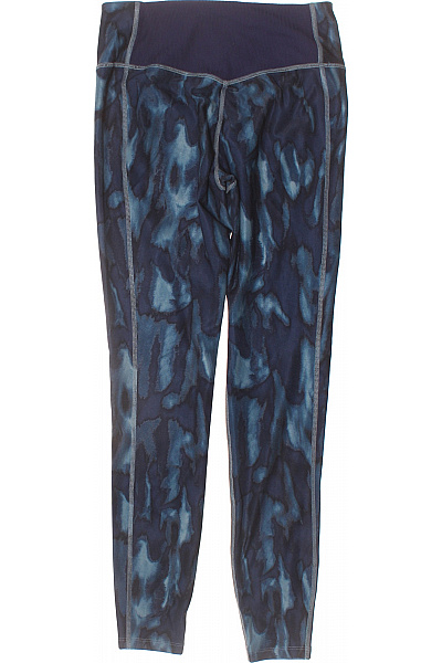 Nike Dámské modré sportovní legíny s potiskem na cvičení Velikost S | Nike | obrázek 3