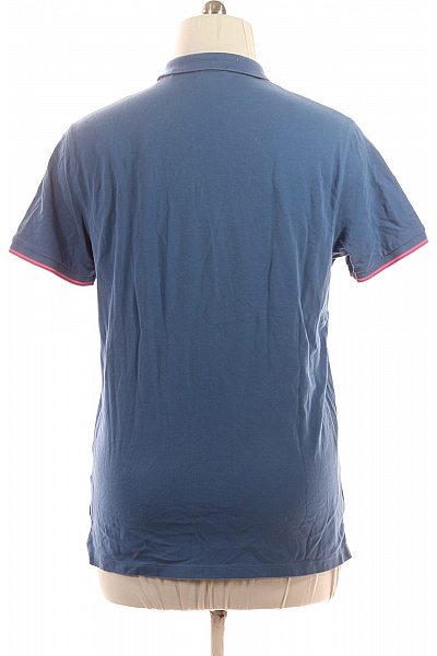 U.S.POLO ASSN. Pánské modré polo tričko s krátkým rukávem a výšivkou Velikost XL | U.S.POLO ASSN. | obrázek 3